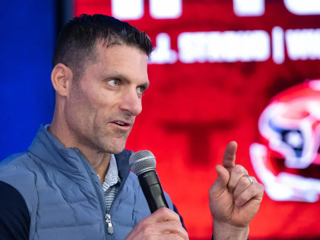 Houston Texans general manager Nick Caserio always seems to have an answer. Houston Texans quarterback C.J. Stroud  knows he'll have to provide plenty of answers.  (Photo by F. Carter Smith)