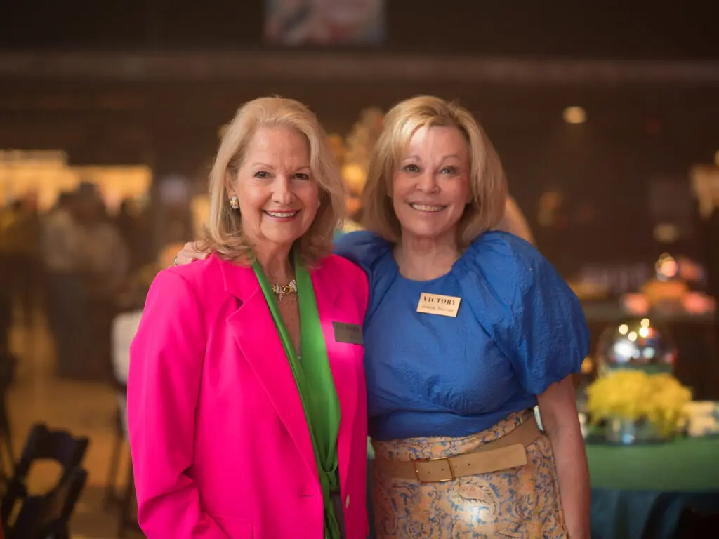 Victory founding members Glenda Nicholaon, Jessica Younger at the inaugural Victory Rally Ball (Photo by Daniel Ortiz)