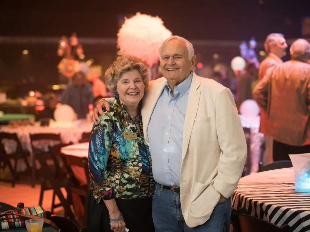 Karen Tellepsen, Ken Hardin at the inaugural Victory Rally Ball (Photo by Daniel Ortiz)
