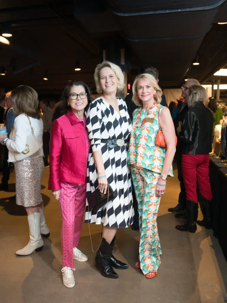 Melisa Herring, Gabriela Gerhardt, Katie Cullen at the inaugural Victory Rally Ball (Photo by Daniel Ortiz)