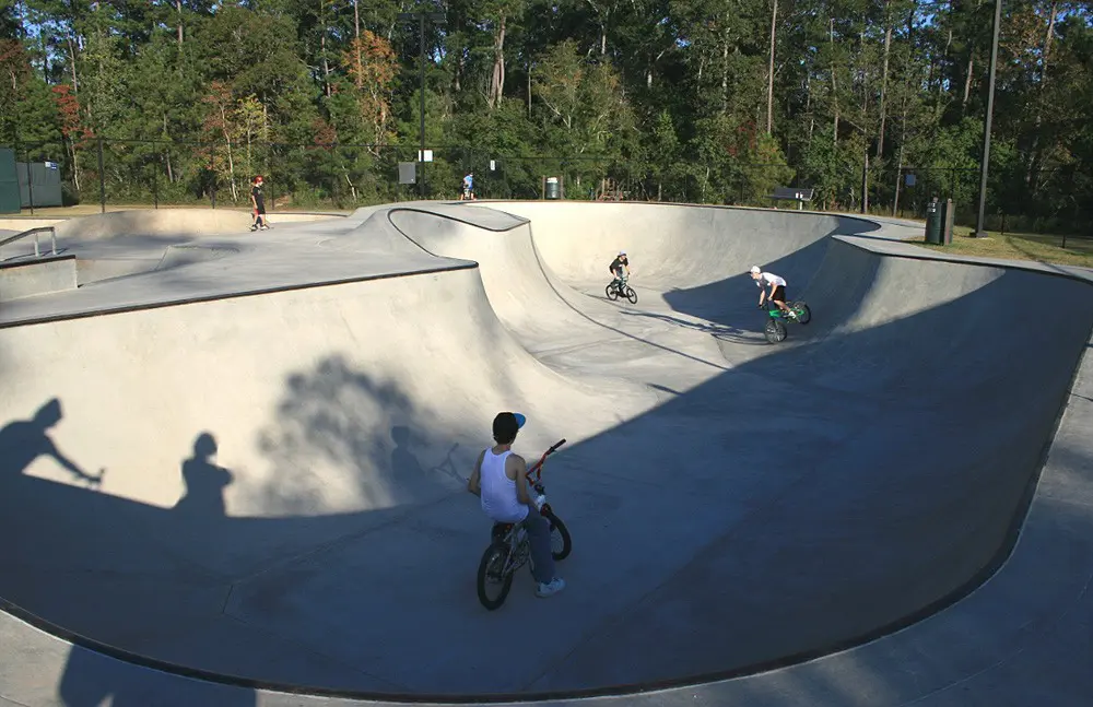 The Woodlands boasts eight skate parks. (Photo courtesy Northwest Skater)