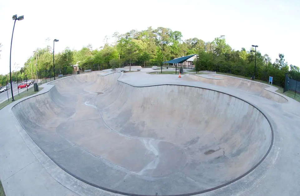 From skate parks to dog parks, The Woodlands has a staggering 150 parks for outdoor adventures. (Photo courtesy Northwest Skater)
