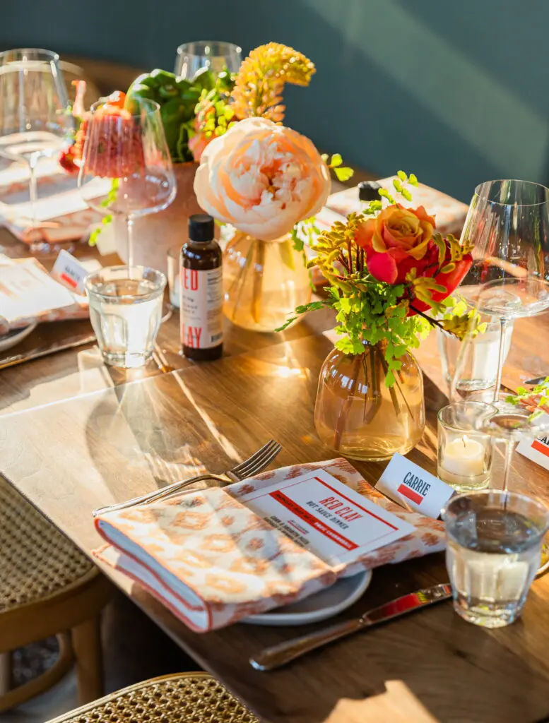 Spicy place settings. (Photo by Zachary Horst)