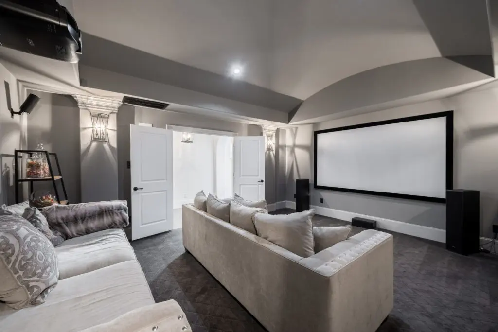 With a media room, it's the perfect house for a growing family. (Photo by Ambia Photography)
