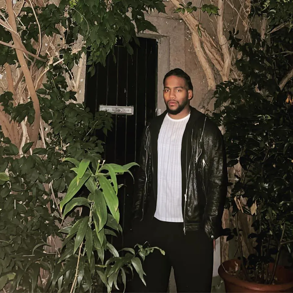 Mingus Murray, the son of artist Ming Smith and jazz saxophonist David Murray pictured here visiting Paris, France, collaborated with his mother to make a space-themed, Afrofuturistic short film, which is currently part of the "Ming Smith: Feeling the Future" exhibit at the Contemporary Arts Museum Houston. The exhibit remains on view through October 1, 2023. (Courtesy Mingus Murray)