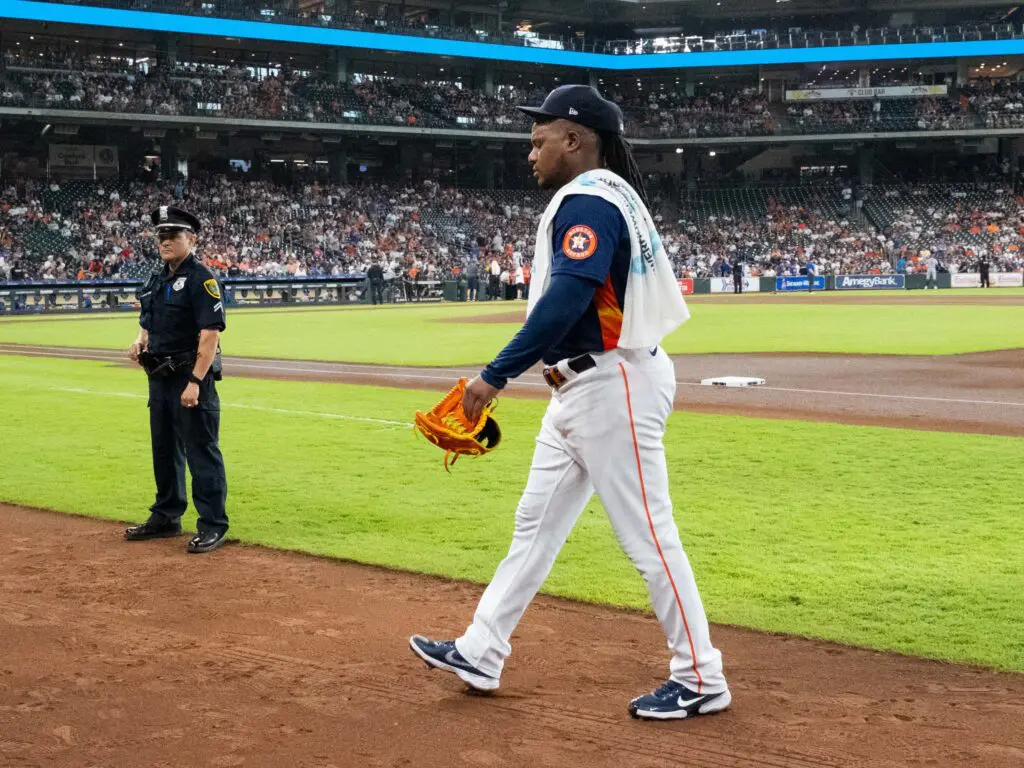 Framber Valdez is an A1 Ace who always puts in the work for the Houston Astros. (Photo by F. Carter Smith)
