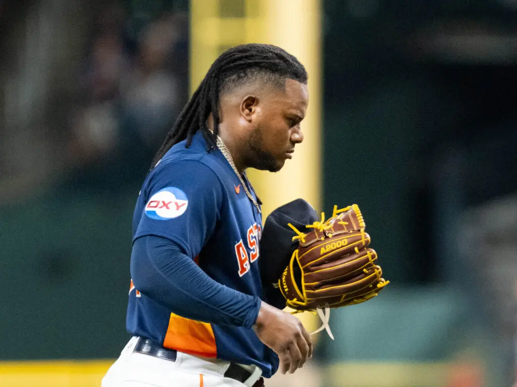Houston Astros ace Framber Valdez does not take his success for granted. (Photo by F. Carter Smith)
