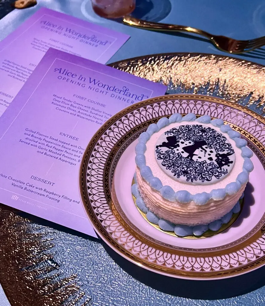  Individual cakes set the stage for Alice In Wonderland by Texas Ballet Theatre. (Photo by Allison Yarid)