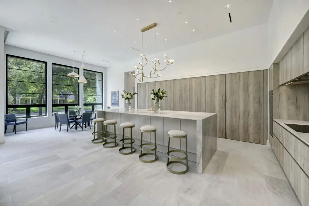 The kitchen bar at 410 Coachman Street in Bunker Hill (Photo by TK Images)