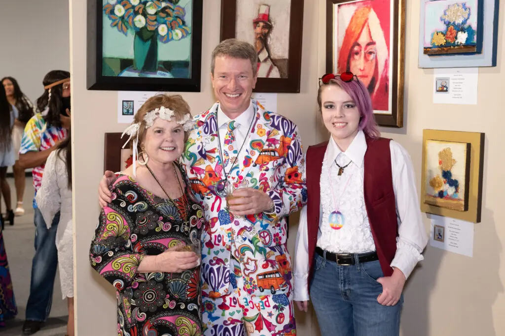 Joanne Zumbrun, Shane Davis, Maeve O’Daniel at the Heritage Society Love Street Gala (Photo by Wilson Parish)
