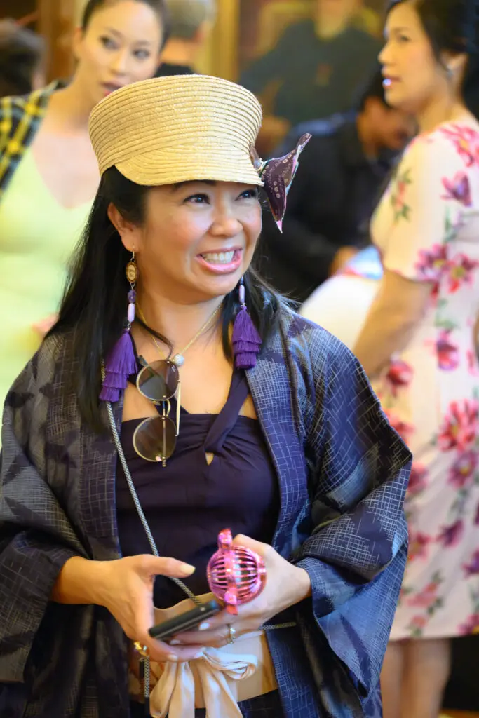 Designer Tina Zulu at the Ascend AAPI Spring Fashion Show (Photo by Ken Jones)