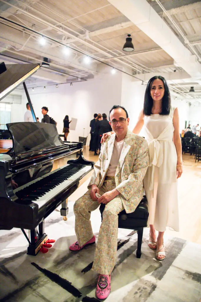 Dr. Michael Yafi, Chaden Yafi at the Steinway physicians concert at MATCH. (Photo by Matthew Rood) (Photo by Matthew Rood)