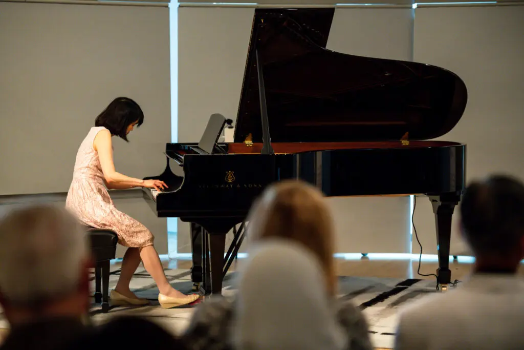 Dr. Poyee Pansy Tung performing at the Steinway physicians concert at MATCH. (Photo by Matthew Rood) 