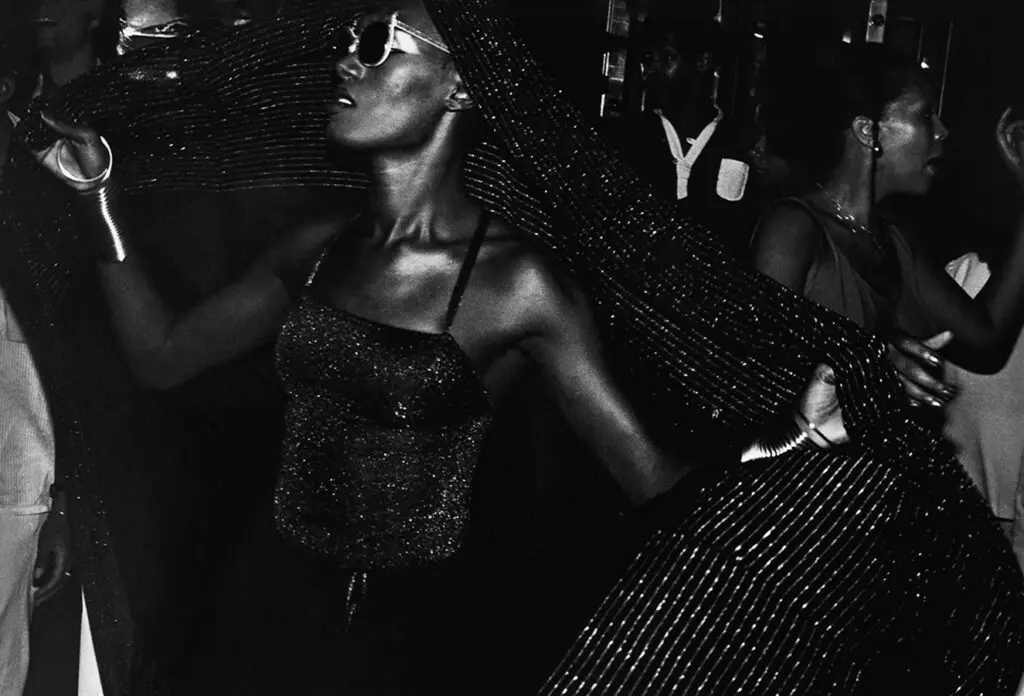 Ming Smith's "Grace Jones at Studio 54," 1978. (Courtesy Art Is Bond Gallery)