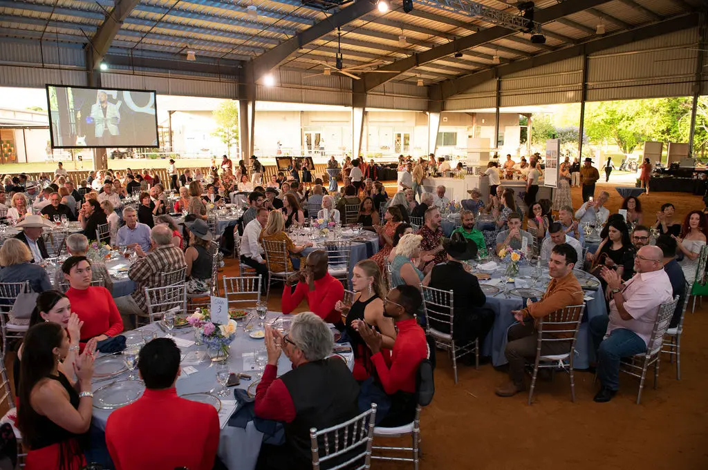 Guests seated for dinner at the 2023 Equest Gala (Photo by Tamytha Cameron and Nate Rehlander)
