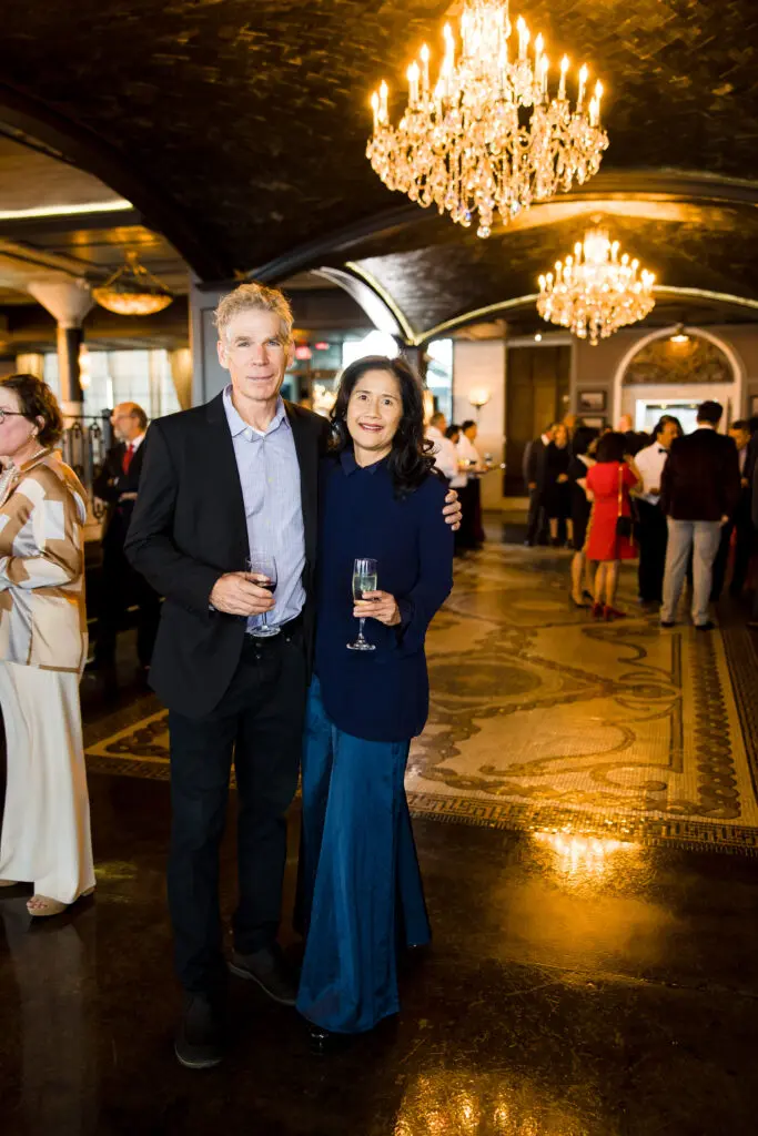 David & Bennie Flores Ansell at Rothko Chapel Inspirit Dinner (Photo by Hung L. Truong)
