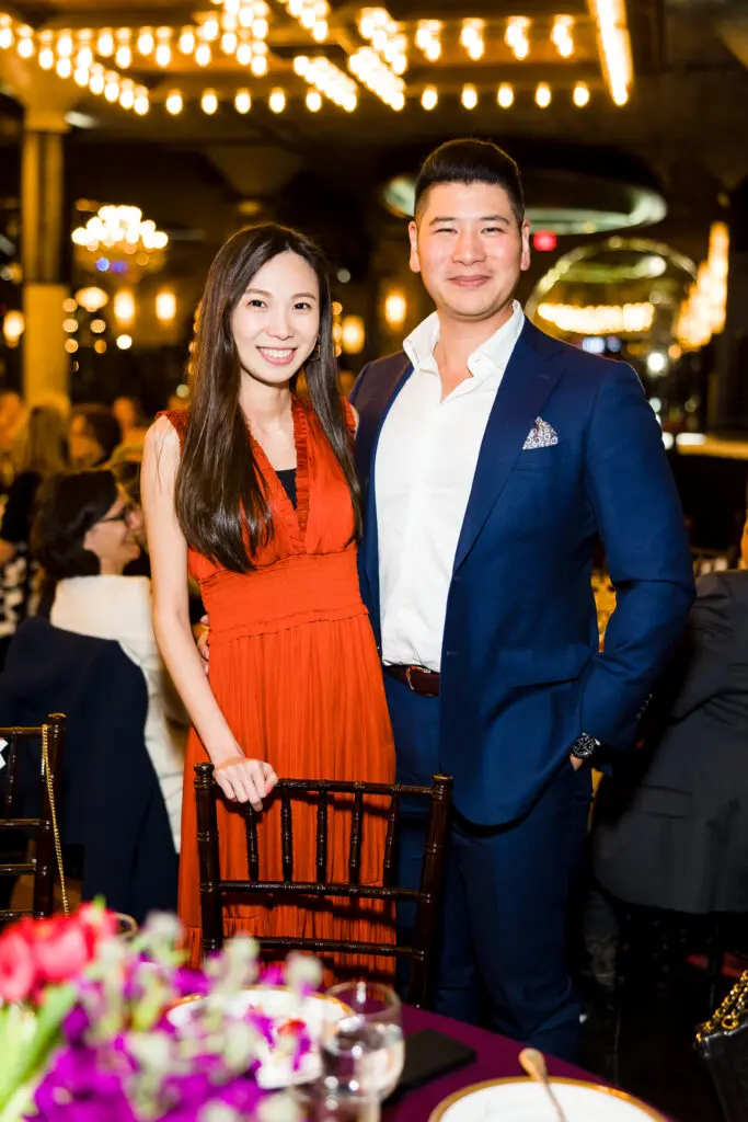 Livy Yang, Victor Lee at Rothko Chapel Inspirit Dinner (Photo by Hung L. Truong)