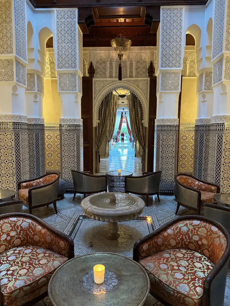 Beautiful design enriches every corner of the Royal Mansour in Marrakech, Morocco