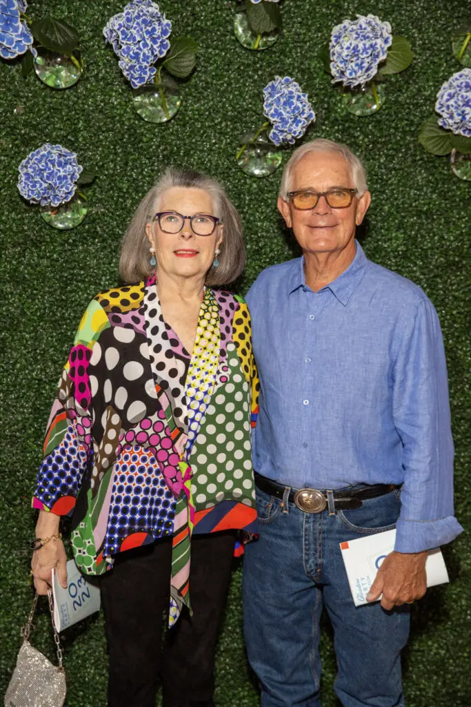 Maudie Carter, Boyd Parker at the 2023 Glasstire Party & Auction (Photo by Jenny Antill Clifton)