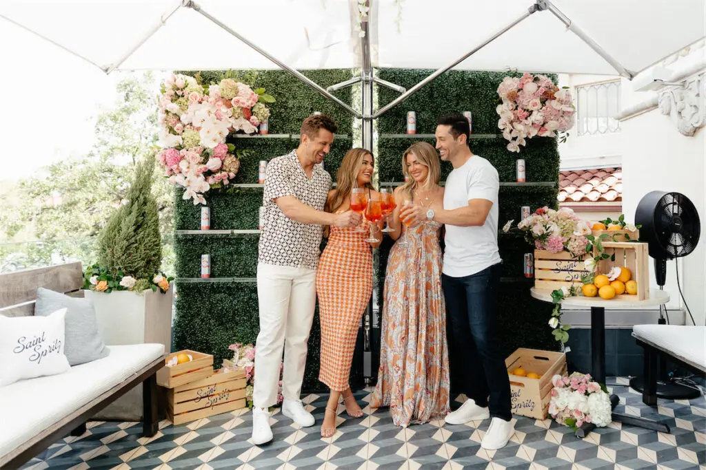 Jordan Rodgers & JoJo Fletcher, Mallory Vaughan Patton, Ben Patton (Photo by Vanessa Christina)