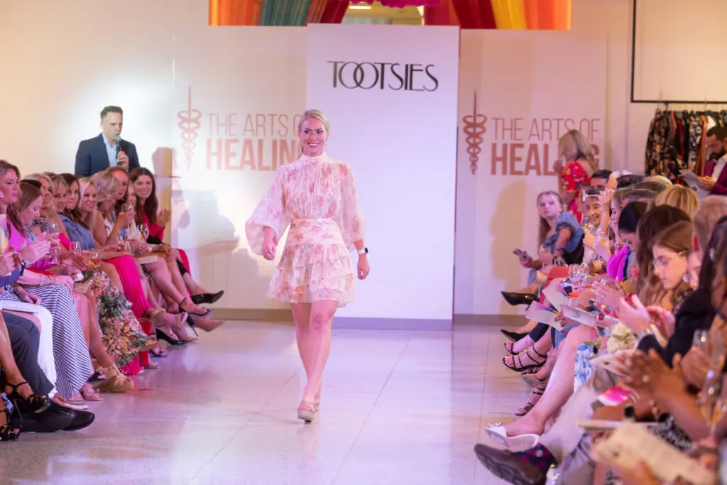 Lauren Cotton, chief Operations Officer of Altus Community Healthcare System OpCo, at The Arts of Healing Foundation's Women in Medicine fashion event (Photo by Daniel Ortiz)