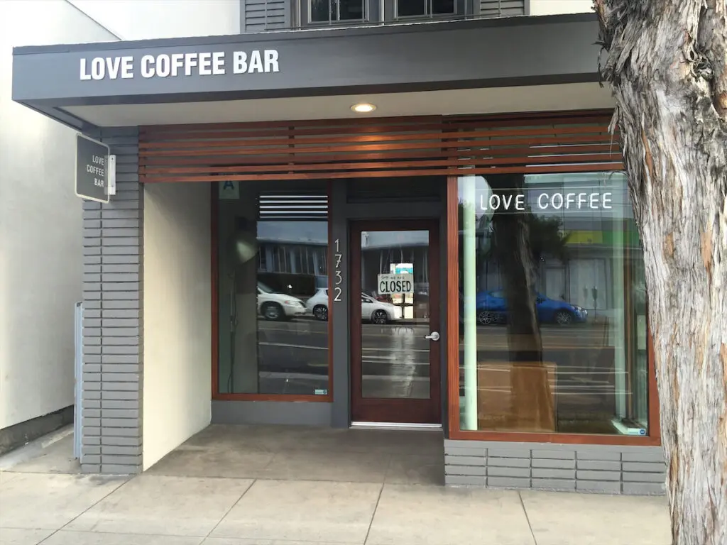Pick up a honey lavender oat latte from Love Coffee Bar. 
