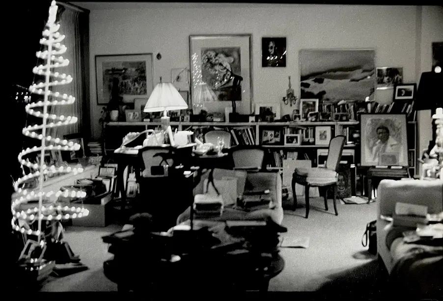 Ming Smith's "Gordon Parks Last Christmas," 2005. (Courtesy Barbara Davis Gallery)
