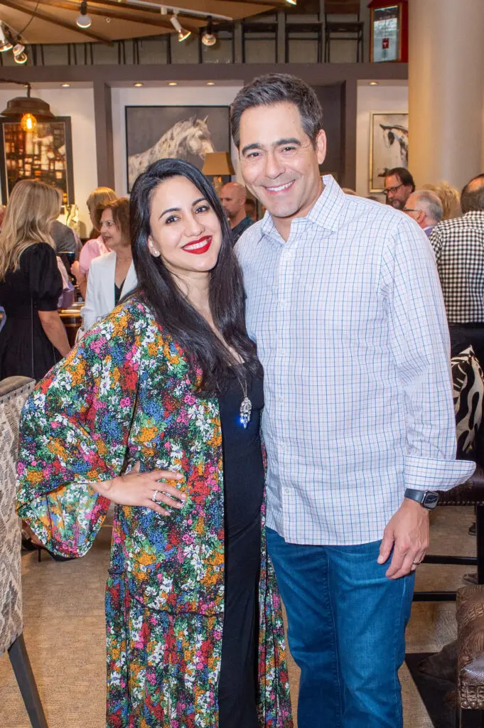 Odelia & Owen Conflenti at the Citizens for Animal Protection Celebrity Paws Gala launch party  (Photo by Jacob Power)