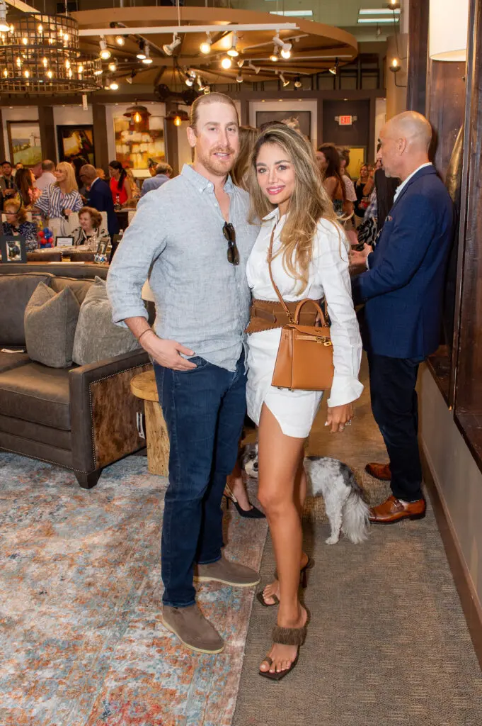 Ross & Crystal Robin at the Citizens for Animal Protection Celebrity Paws Gala launch party  (Photo by Jacob Power)