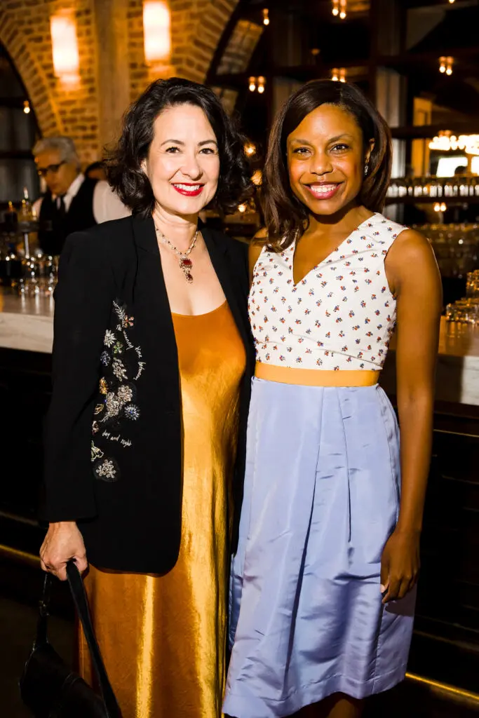 Joy Authur, Amber Elliot at Rothko Chapel Inspirit Dinner (Photo by Scott Julian)