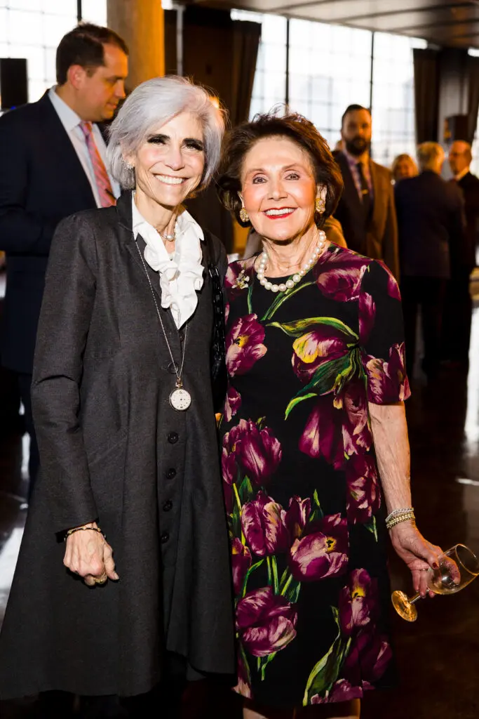Chair Judy Nyquist, Cyvia Wolff at Rothko Chapel Inspirit Dinner (Photo by Scott Julian)