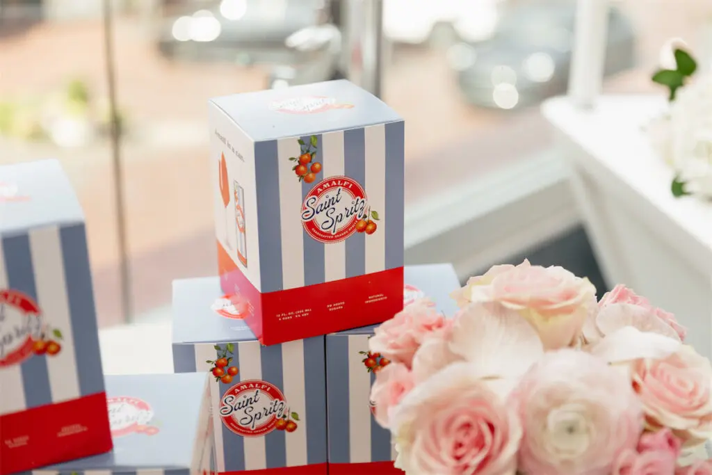 Saint Spritz packaging (Photo by Vanessa Christina)