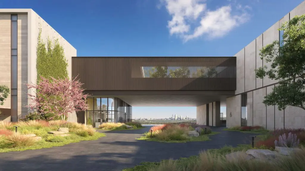 The Portal at Four Seasons Private Residences Lake Austin. (Rendering by DBOX for Austin Capital Partners)