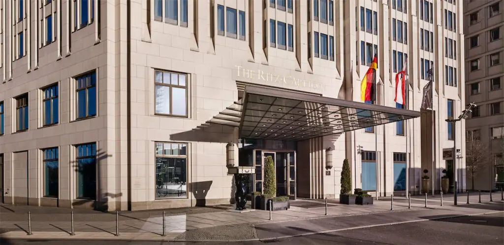 My first stop was at The Ritz-Carlton, Berlin. (Photo by Matthew Shaw)
