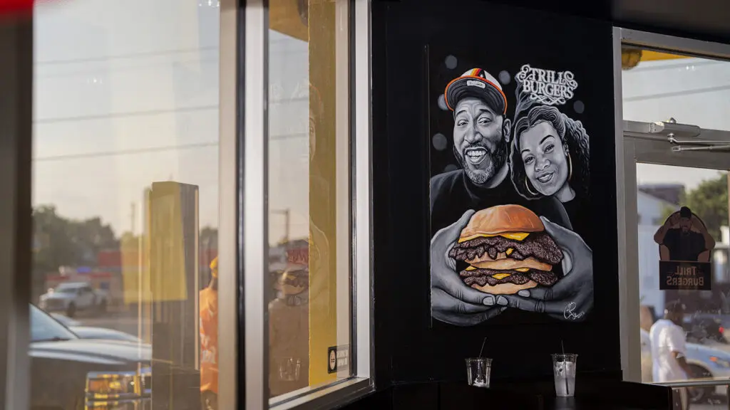 Decor at Bun B's Trill Burgers in Montrose. (Photo by Mark Champion)