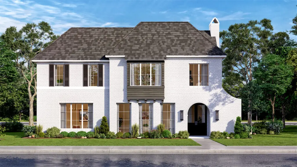A rendering of a home in White Rock Bluff, courtesy of Robert Elliott Custom Homes