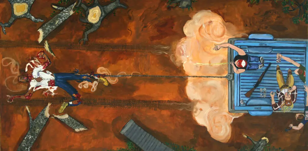 El Franco Lee II's "James Byrd Jr. 5 (Aerial View)," 2020. (Courtesy El Franco Lee II)