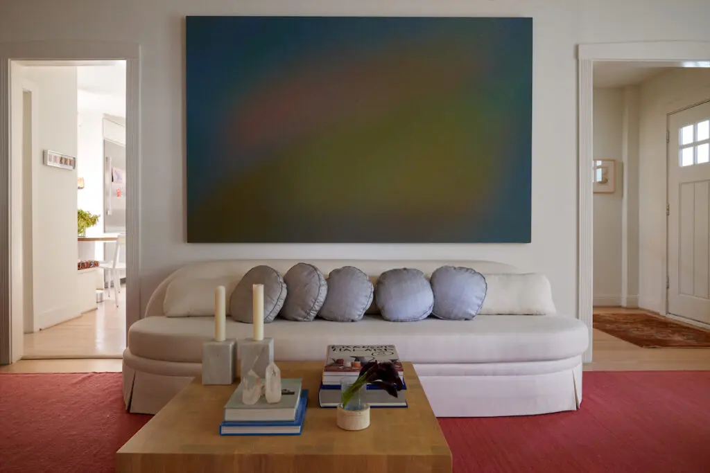 Ana Montiel painting from Gallery OMR, Mexico City. (Photo by Pär Bengtsson)