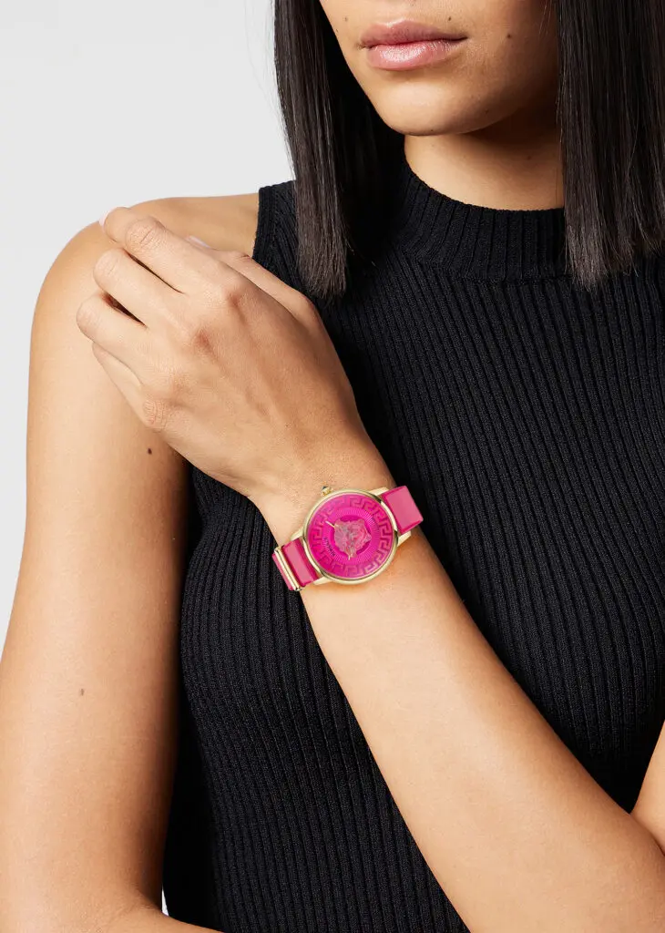 The Versace Medusa Alchemy watch (in PNUL) is the perfect Barbie accessory at Nordstrom, $1,495