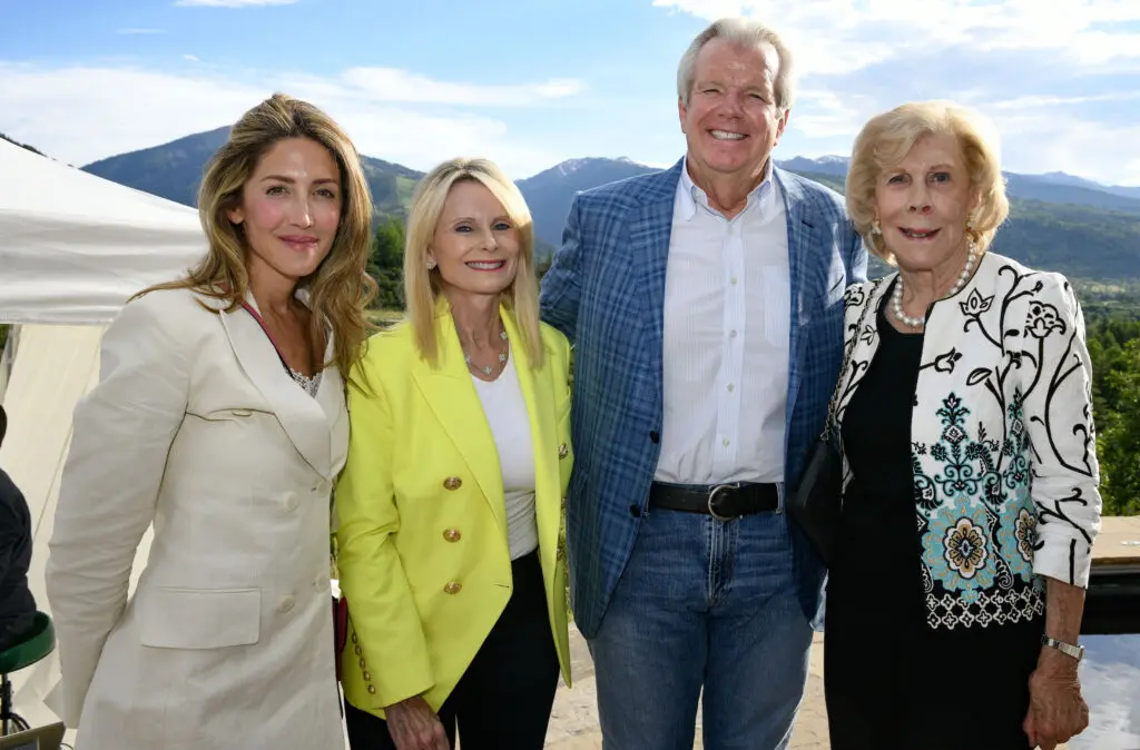 Anat Zeidman, JoLynn & Gregg Falgout, Judy Ley Allen at the M.D. Anderson Cancer Center 'Making Cancer History' event in Aspen