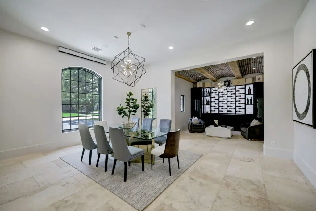 The formal dining room at 5620 Bordley. (Photo by TK Images)