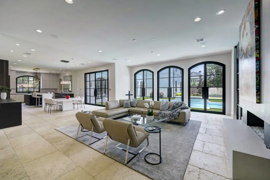 The $1.5 million renovation including creating an open floor plan at 5620 Bordley. (Photo by TK Images)