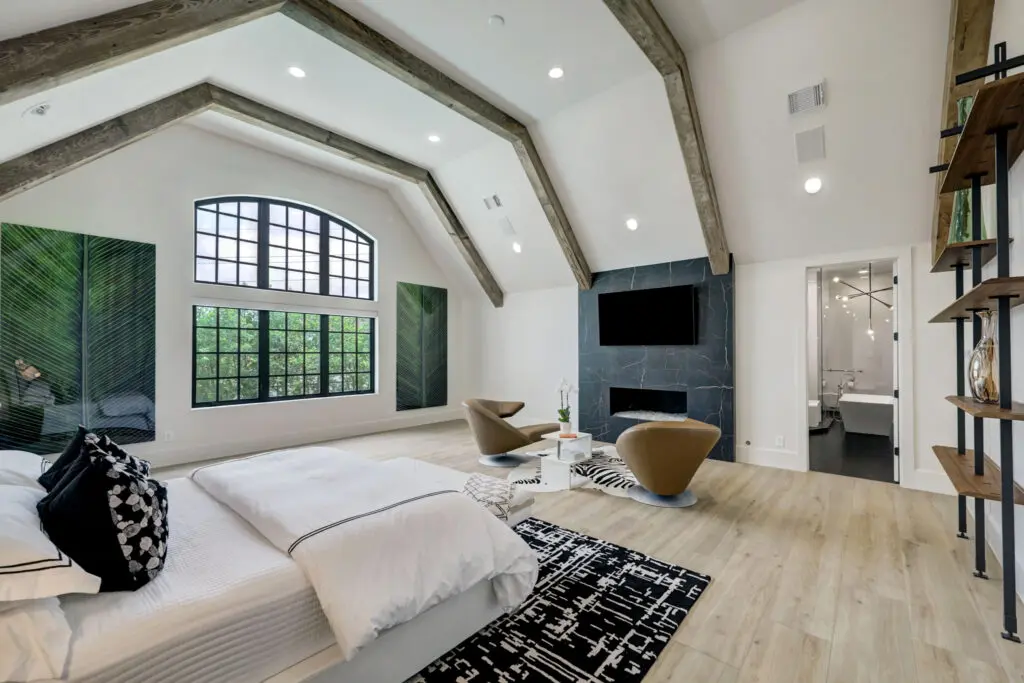 The primary suite at 5620 Bordley. (Photo by TK Images)
