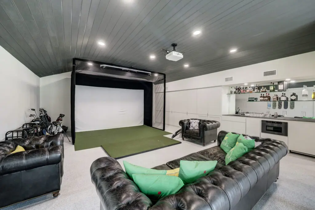 Inside the man cave at 5620 Bordley Drive. (Photo by TK Images)