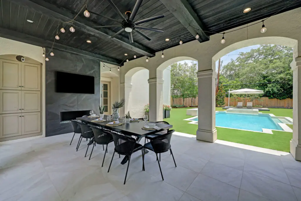 Outdoor entertaining soars at 5620 Bordley. (Photo by TK Images)