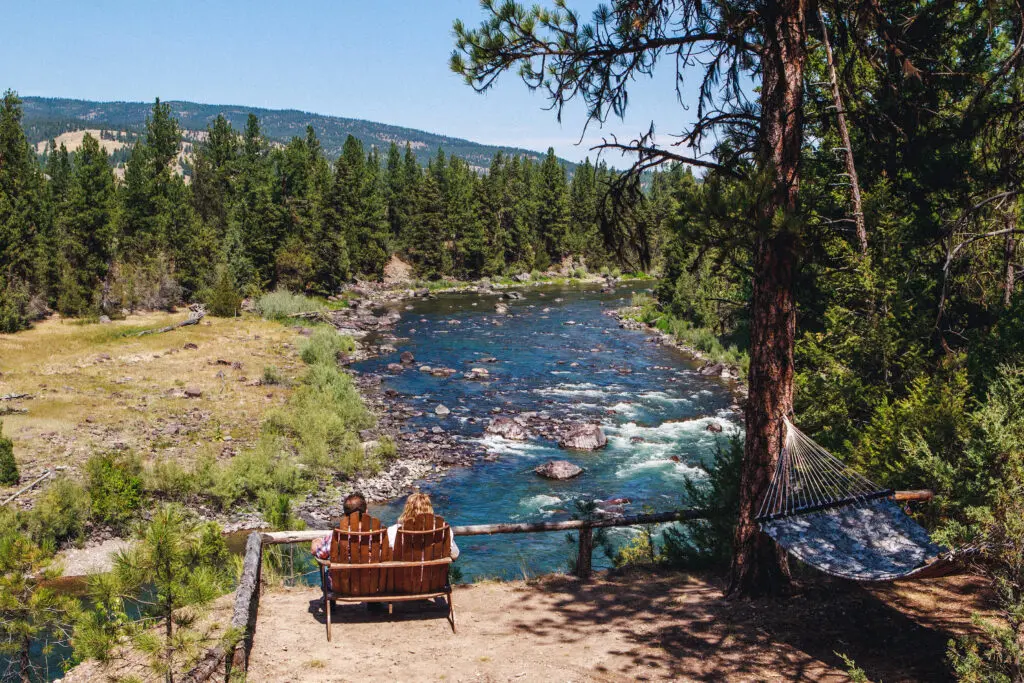 The luxury tents at Paws Up sit among the most natural of settings. (Photo by Stuart Thurlkill)