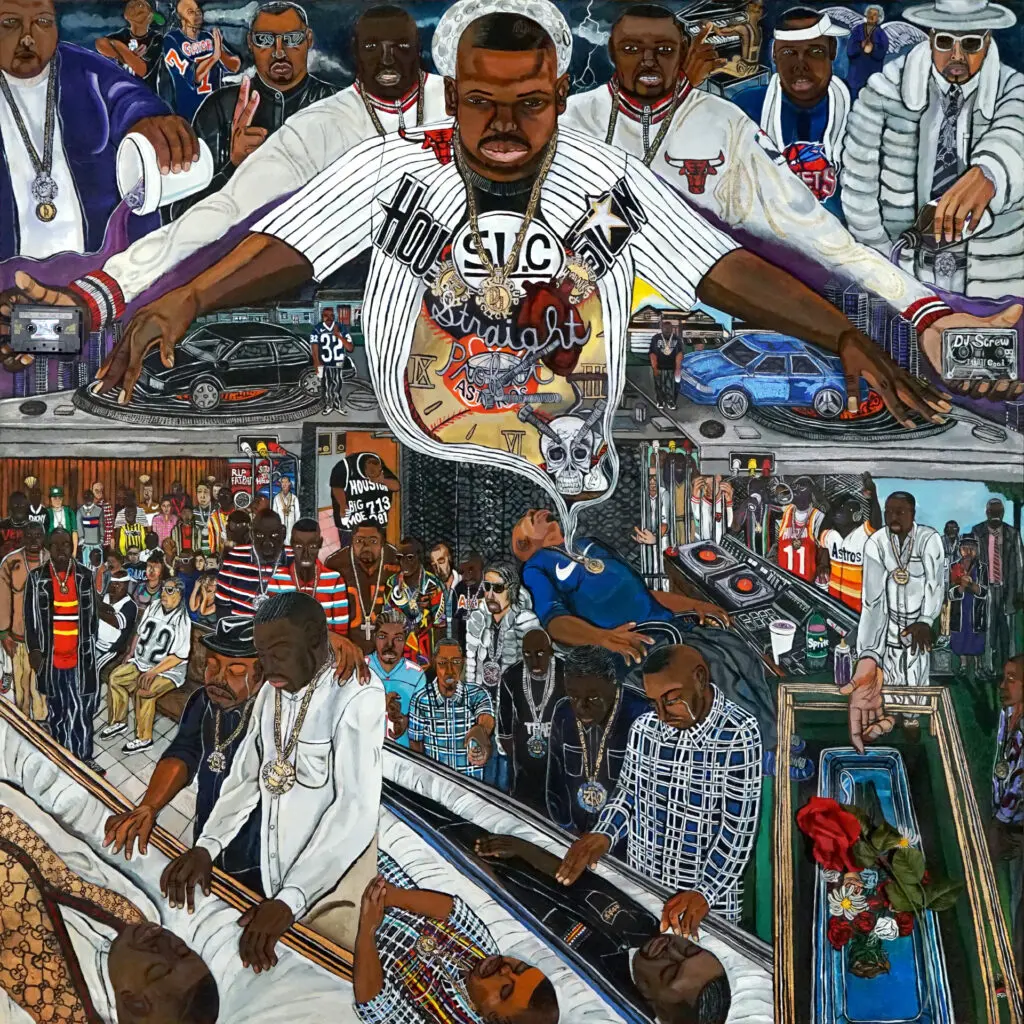 El Franco Lee II's "DJ Screw In Heaven 2," 2023. (Courtesy El Franco Lee II)