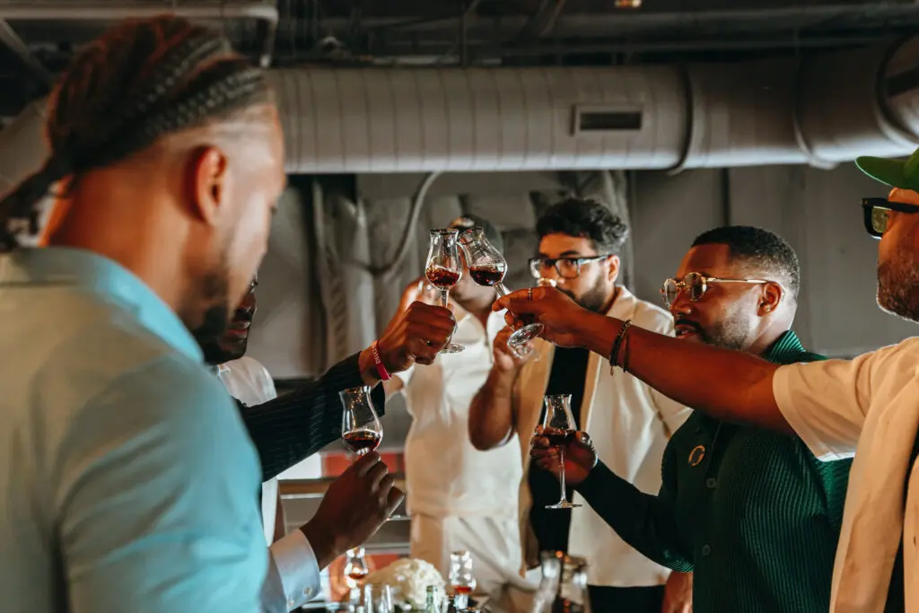 A toast to fatherhood at the Father's Day and Juneteenth Brunch (Photo by William Issac)