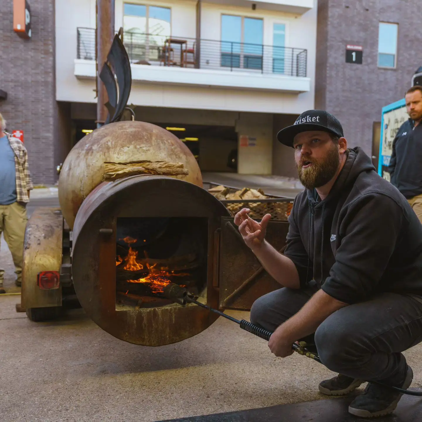 Dayne’s Craft Barbecue – pitmaster and owner Dayne Weaver leads one of his brisket 101 classes.