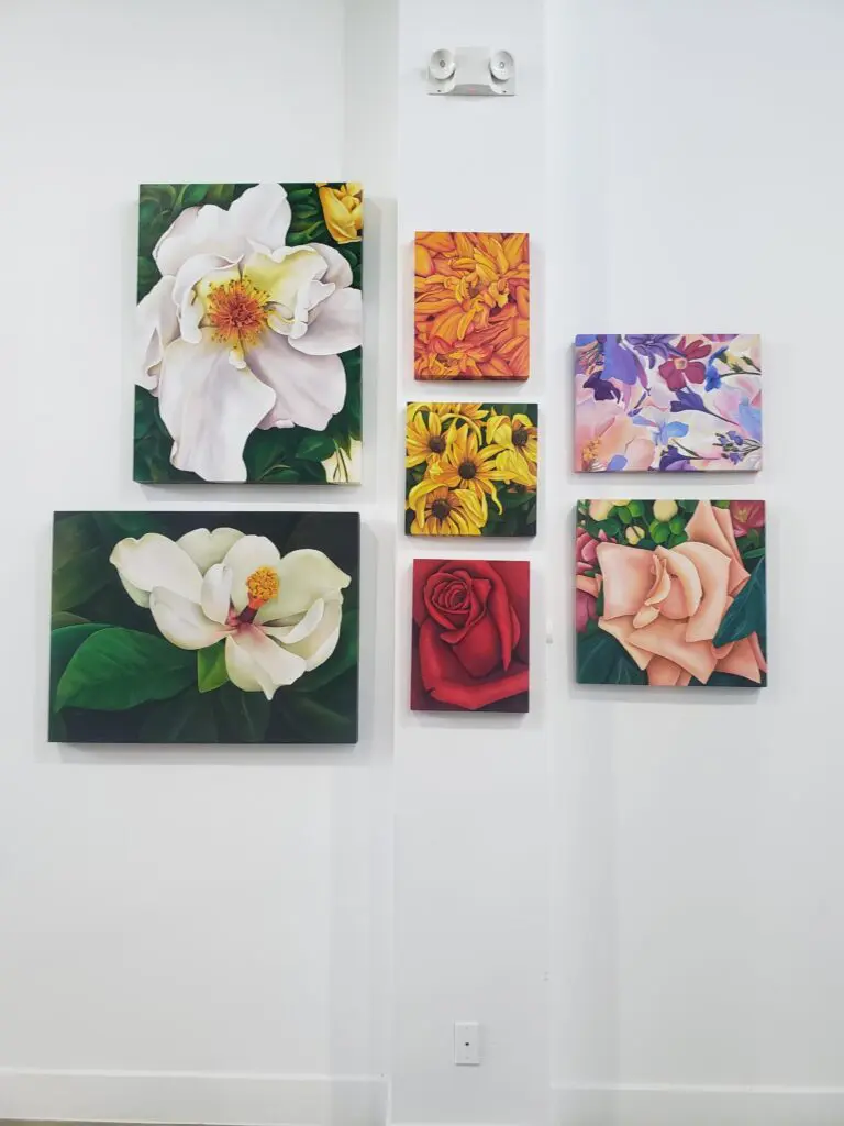 Collection by Gloria Choukeir at"Multi-Zen-Sery" at The Alta Arts (Photo by Brittany Ellis)